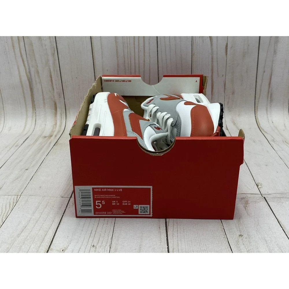 Nike‎ Men's Air Max 1 LV8 Martian Sunrise Size 5.5 / Women's 7 DH4059-102 New